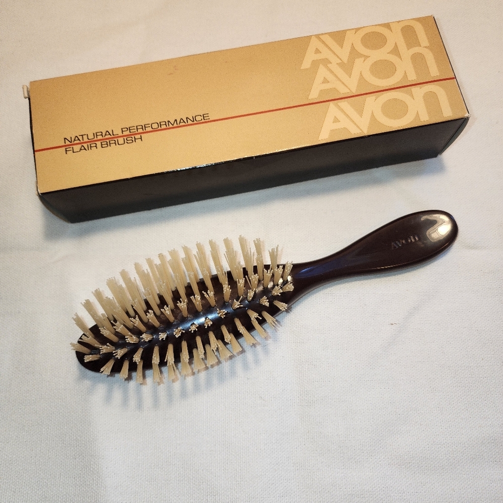 New Old Stock Avon Hair brush with original box